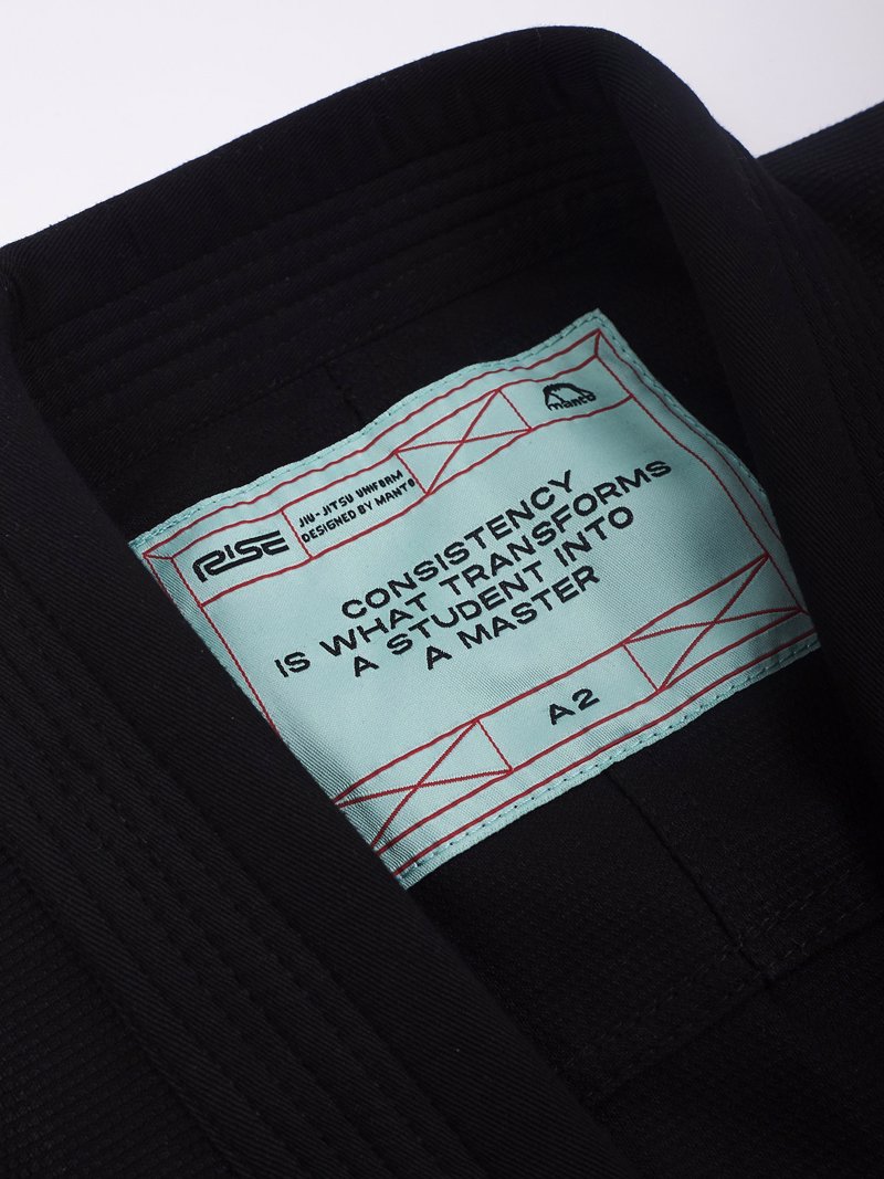 MANTO 'RISE' BJJ GI -BLACK